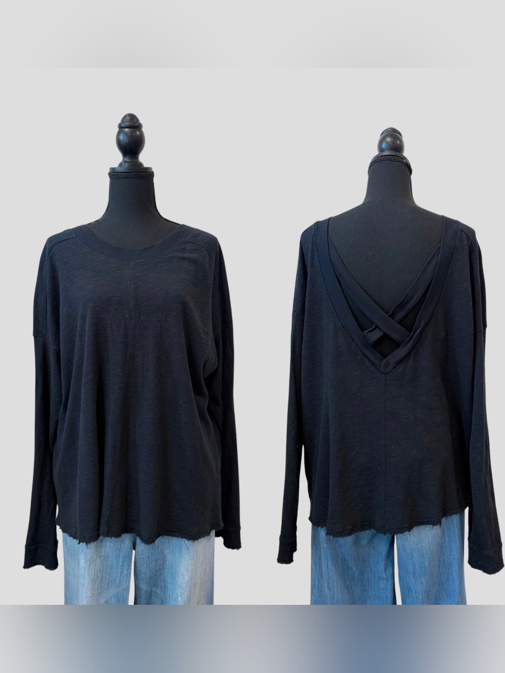 Anthropologie Daily Practice Dreamer Cross-back Sweatshirt